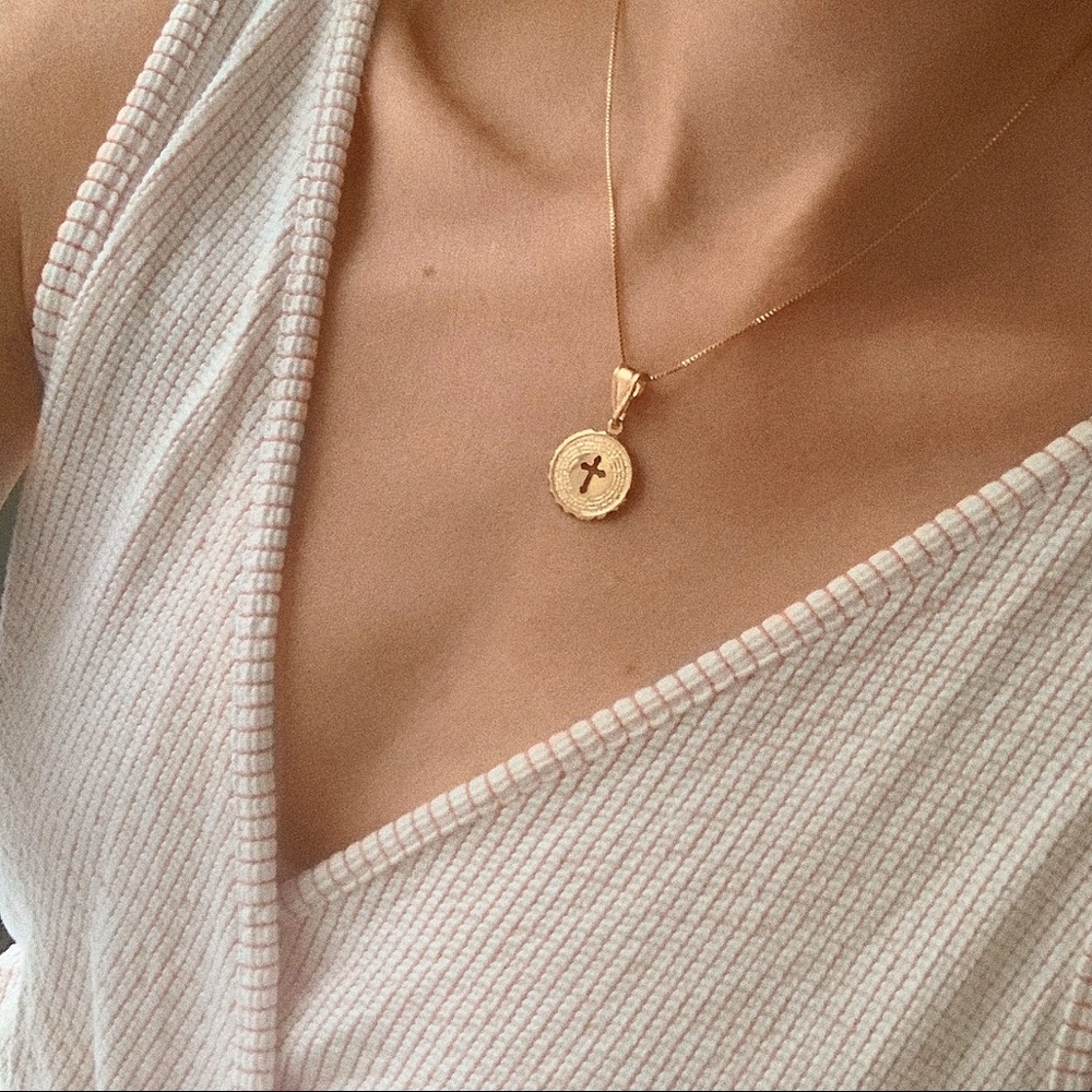 Our Father Prayer Necklace | 18k Gold Filled - Picture 3 of 9